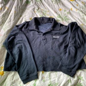 🥣Brandy Melville/ John Galt Maui Collard Crop Sweater🥣